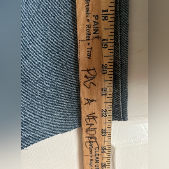 Super high rise cropped rewash jeans - Picture 6 of 11